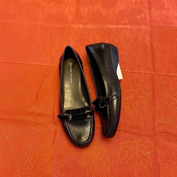 Etienne Aigner Faux Snakeskin Emry Loafers 6.5 - Picture 10 of 13